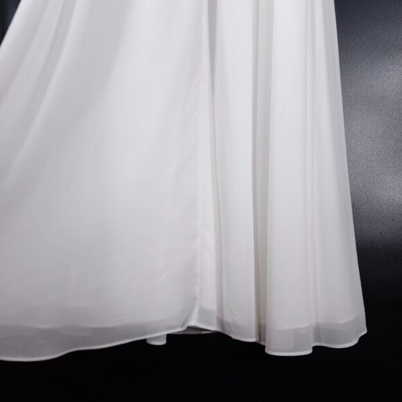 LULUS Forever and Always White Lace Maxi Dress Bridesmaid Wedding Gown Medium - Picture 12 of 15